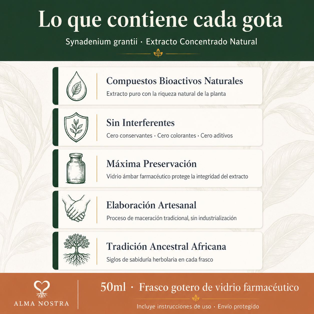 Lechero Africano Extracto Natural